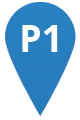 entrance 1 parking map icon