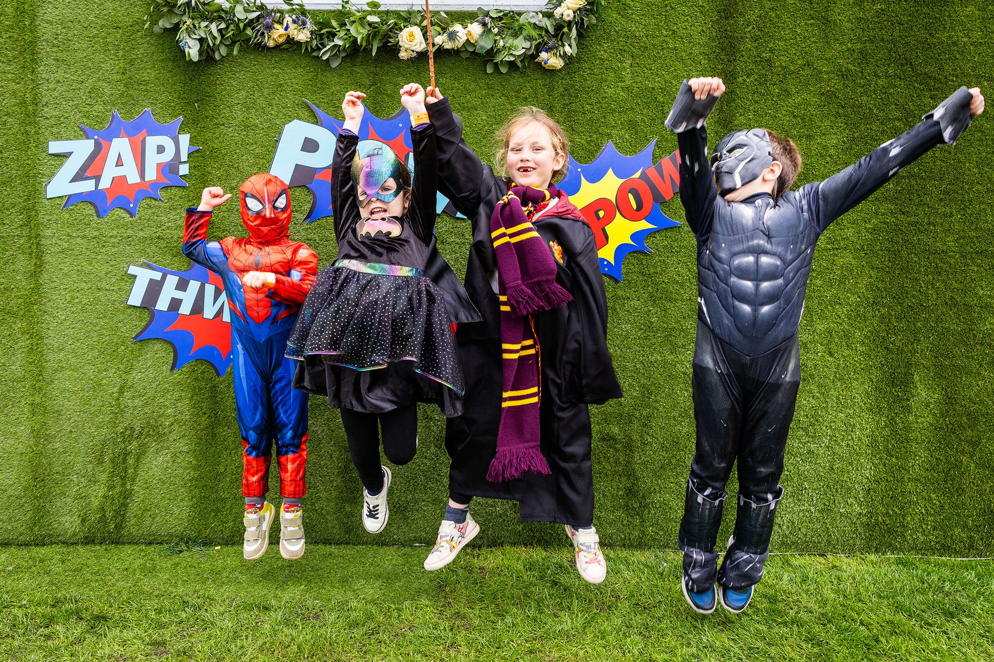 The Superhero Family Raceday in partnership with the Edinburgh Children’s Hospital Charity